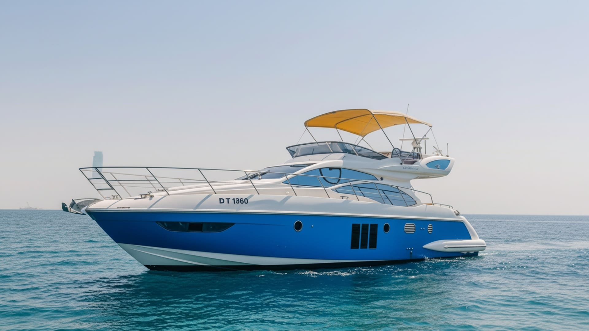 Golden Haven 48 ft premium yacht exterior view