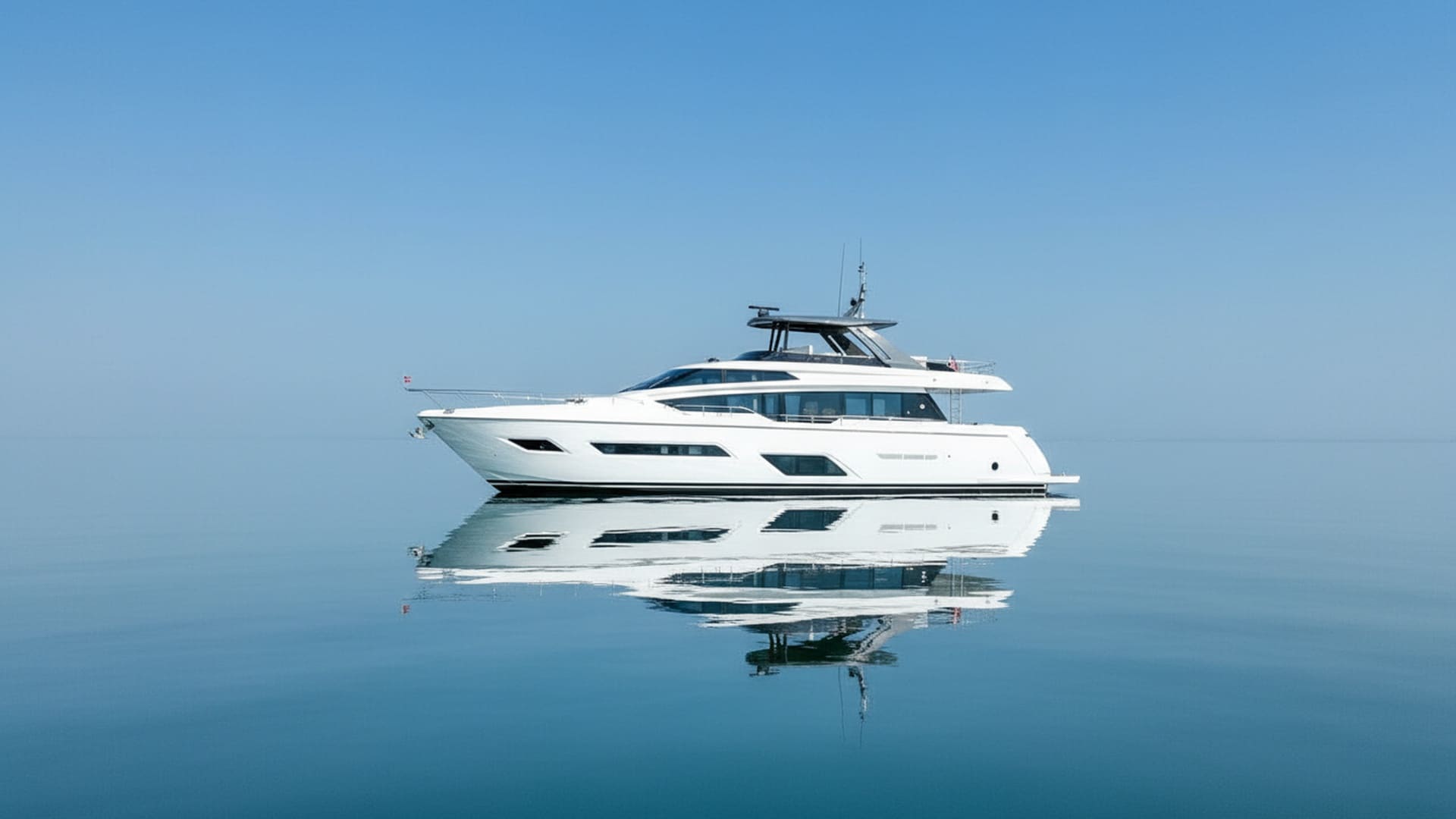 Sleek exterior of Coral Island 78 ft yacht cruising Dubai