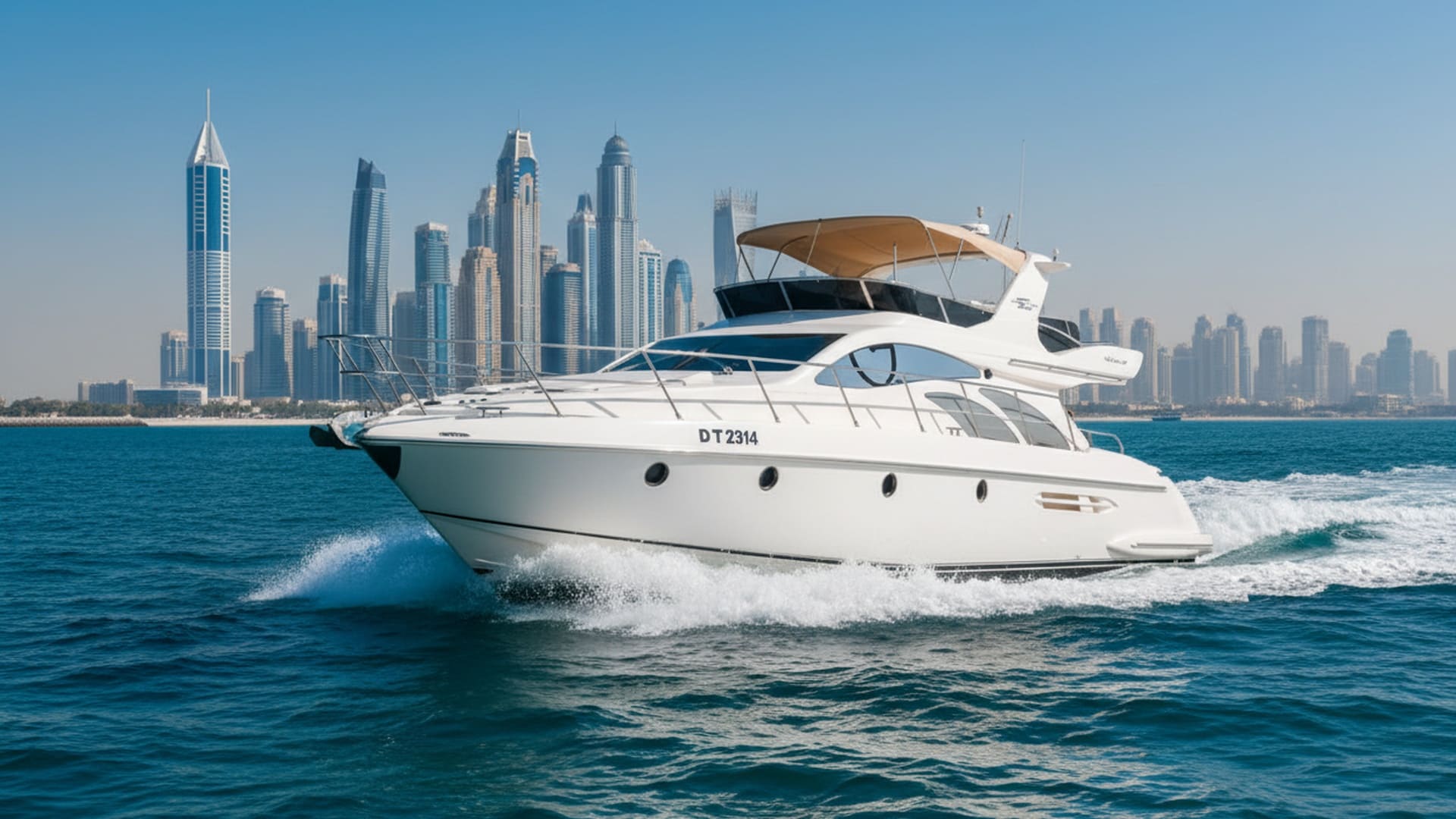 Silver Treasure 50 ft yacht charter Dubai