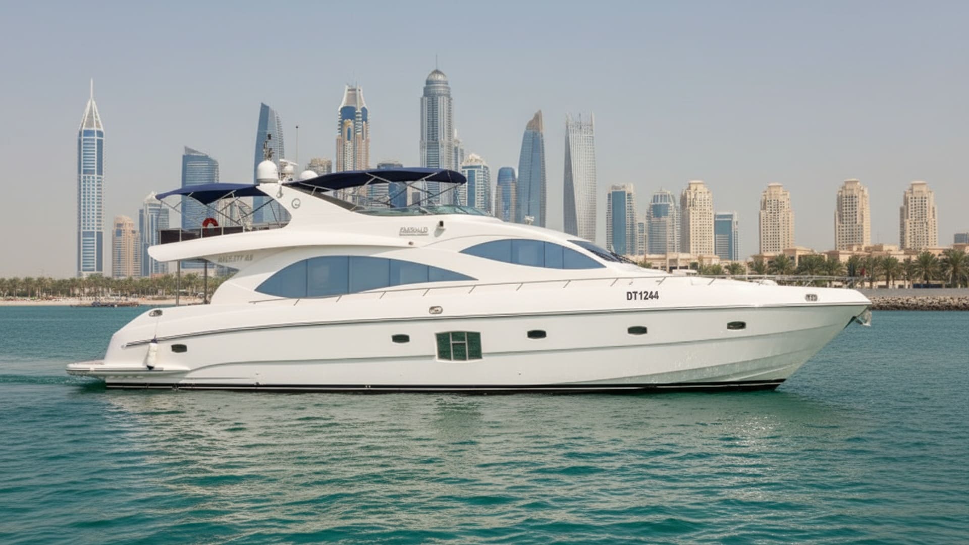 Vision Crown 88 ft yacht charter Dubai