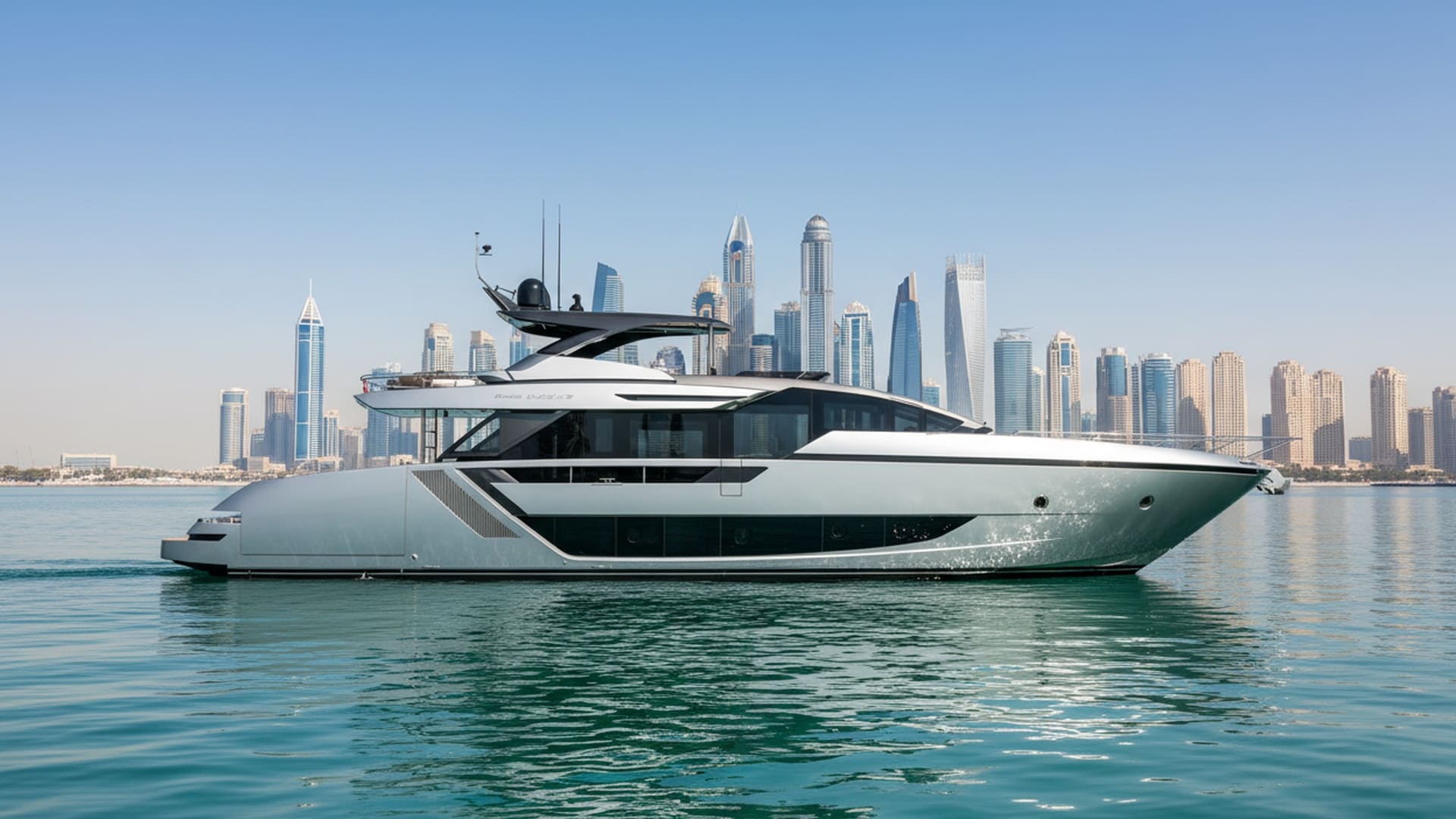 Azure Wind 82 ft luxury yacht in Dubai Marina