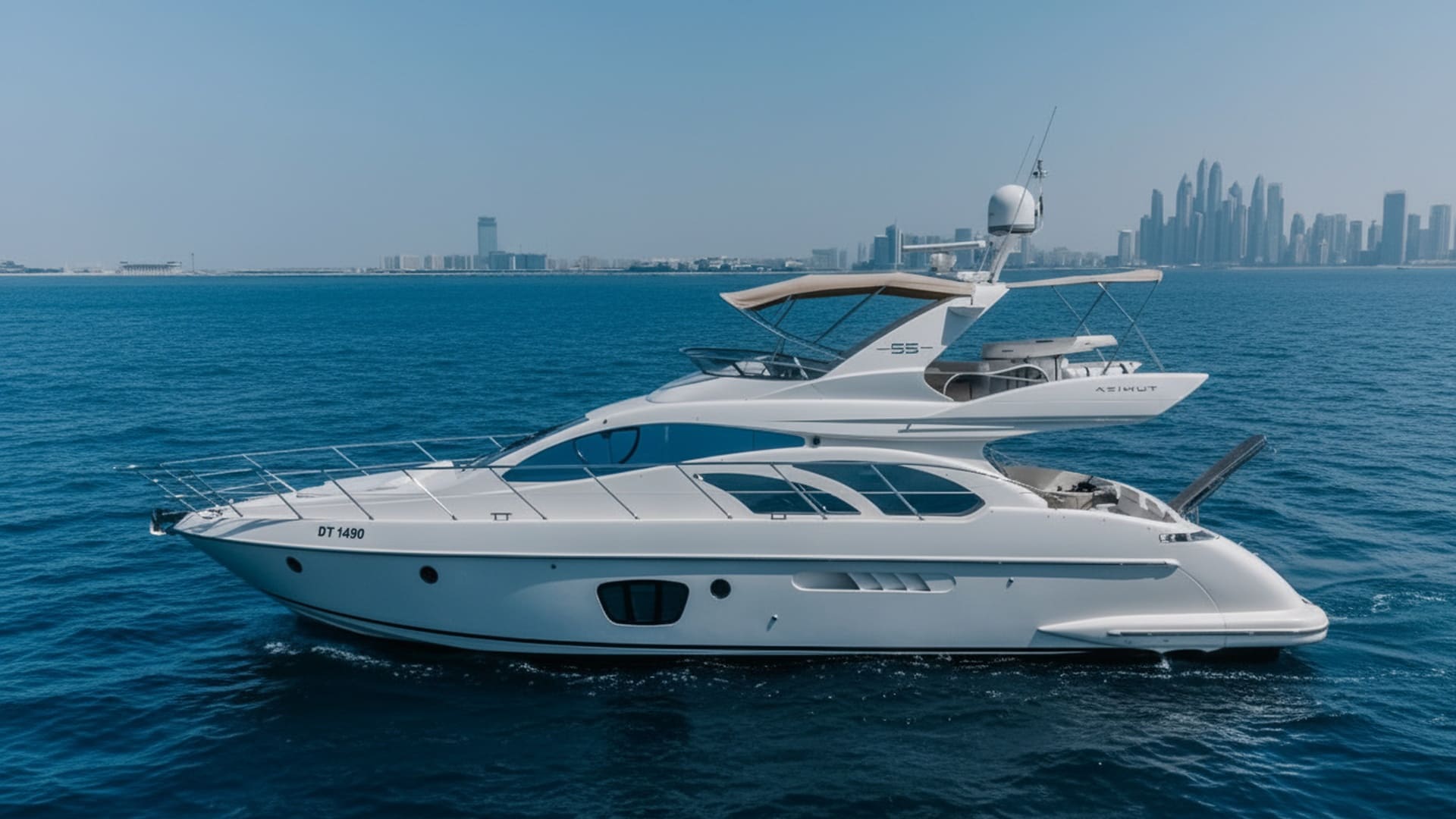 Coral Storm 55 ft yacht charter Dubai