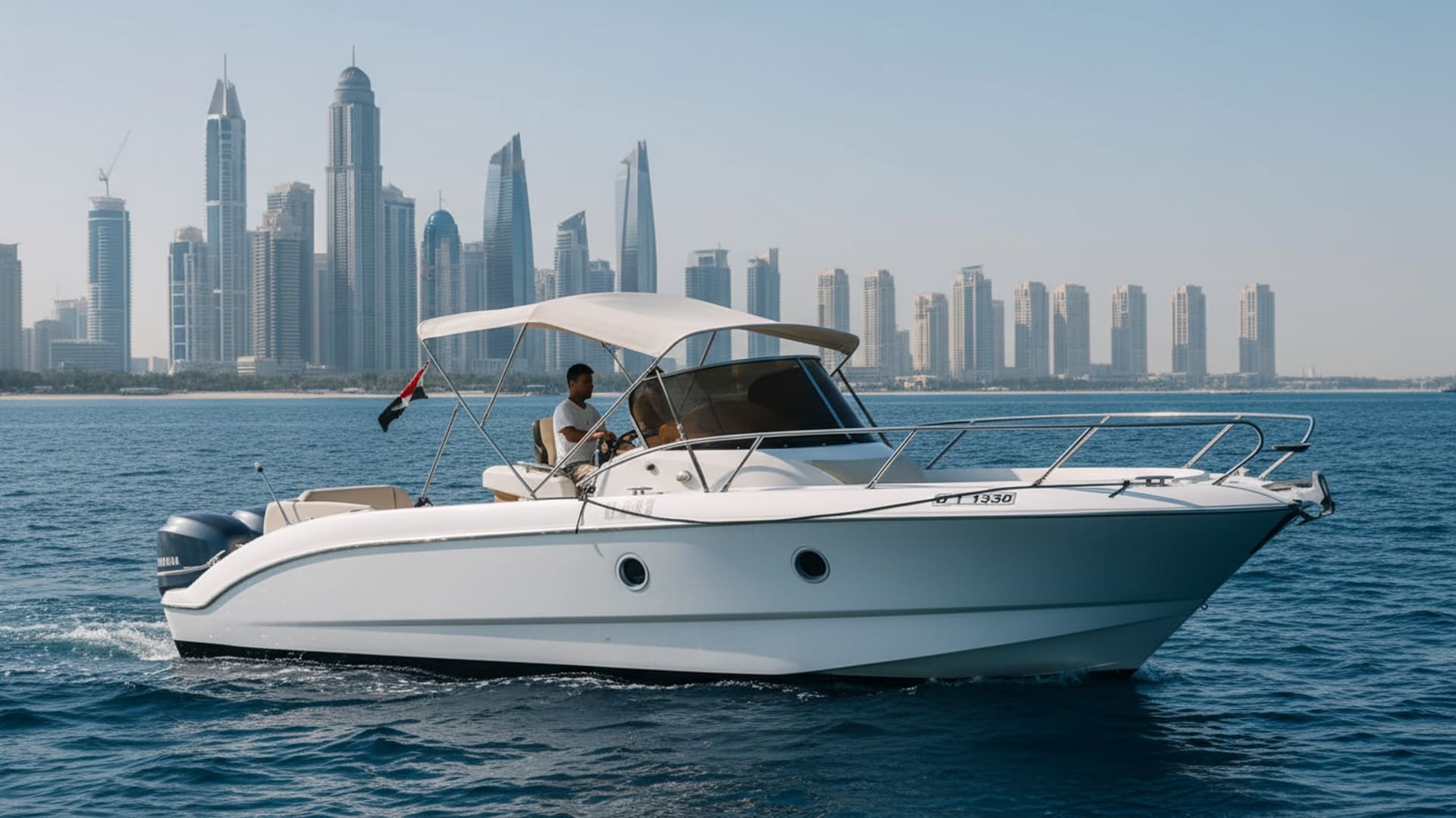 Majestic Wave 30 ft yacht charter Dubai