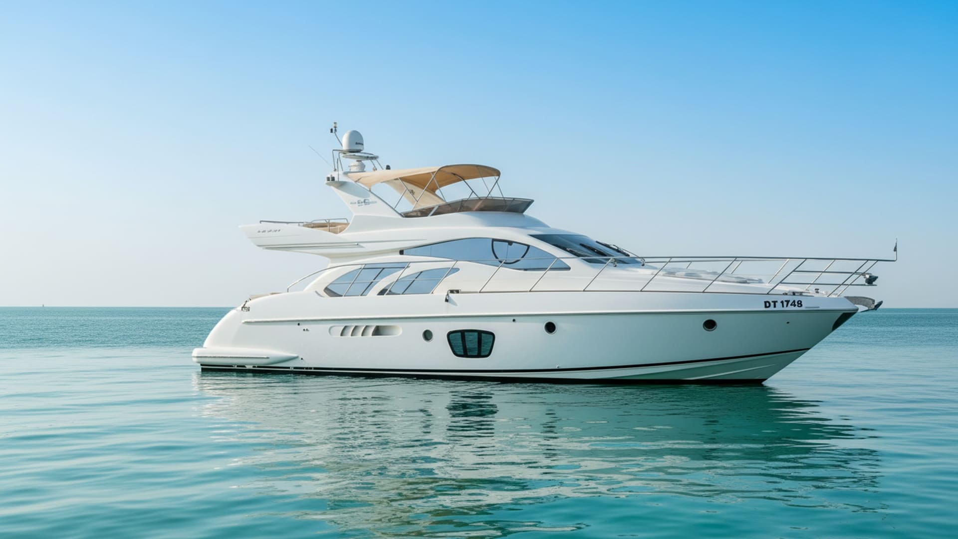 Azure Explorer 55 ft premium yacht exterior view