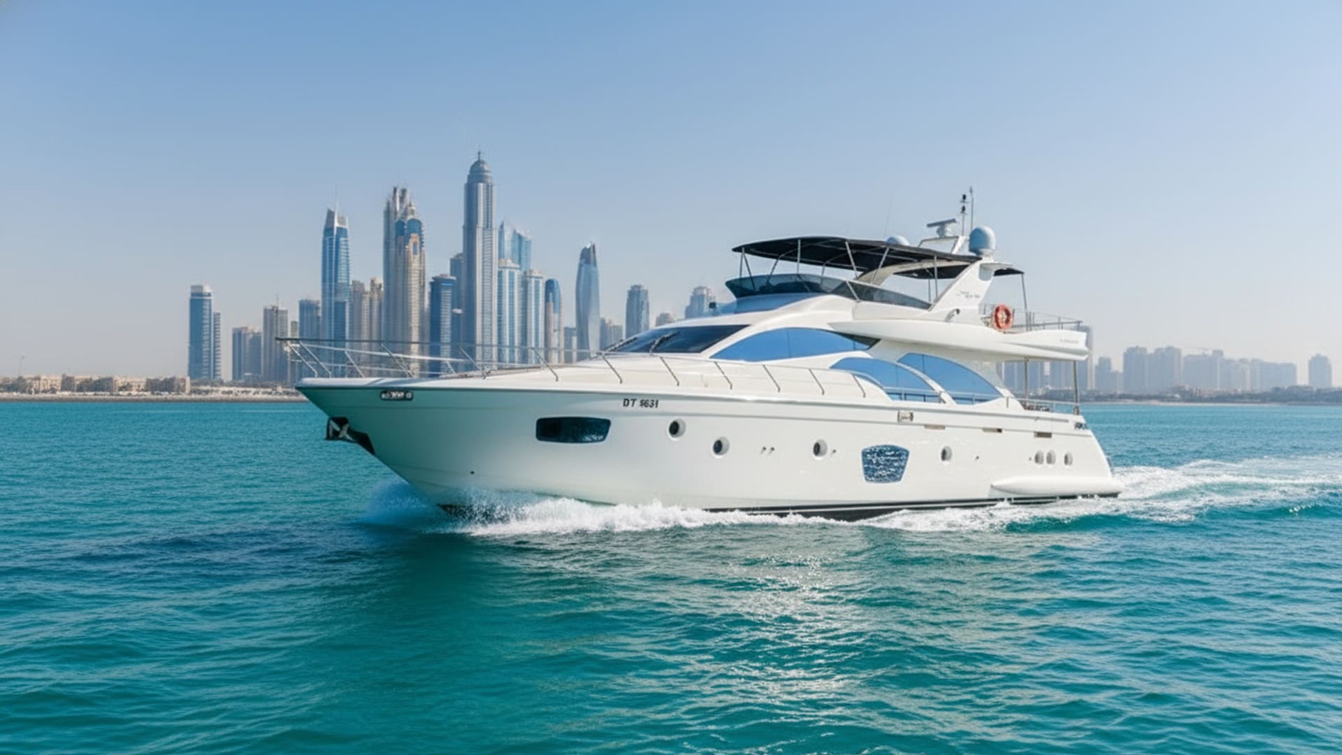 Platinum Knight 75 ft yacht charter Dubai