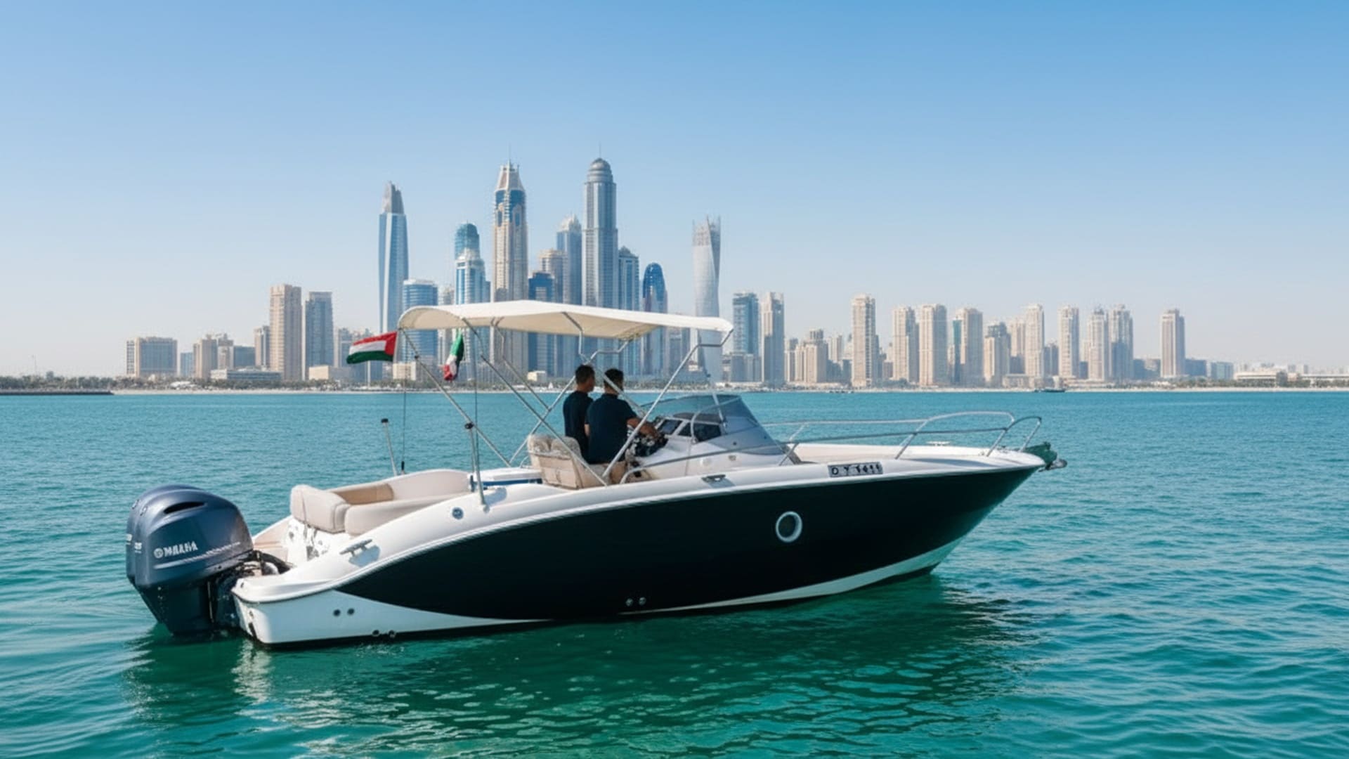 Crystal Oasis 27 ft luxury yacht in Dubai Marina