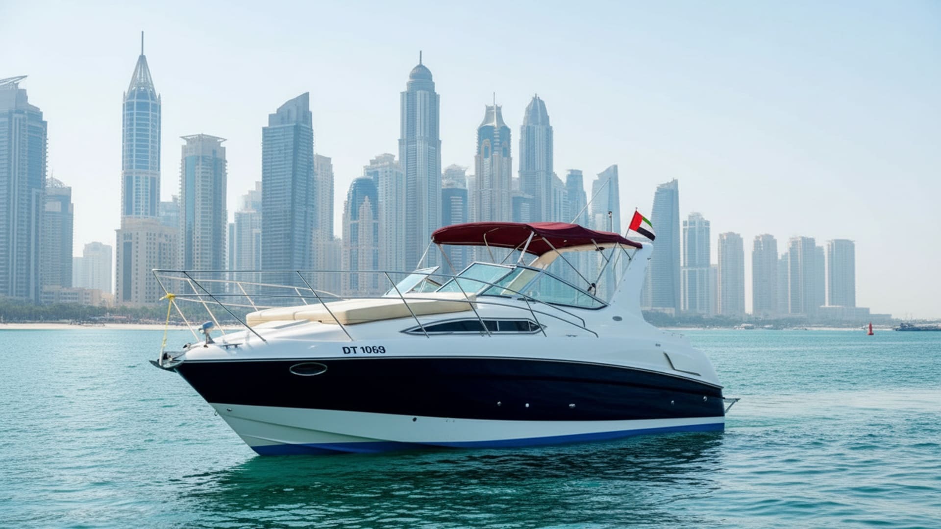 Spirit Island 33 ft yacht charter Dubai