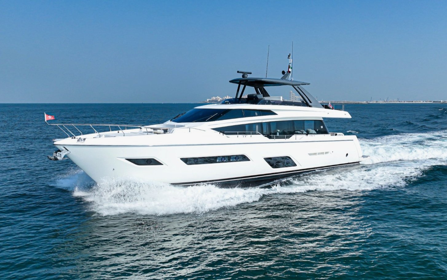 Ferretti 78 ft, private yacht